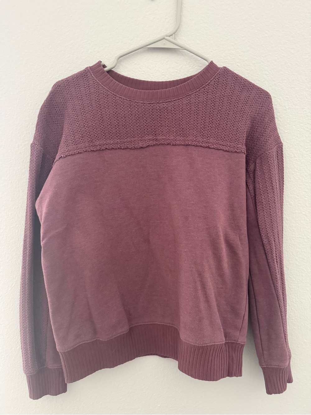 Women’s Maurices crew neck in Dusty Mauve